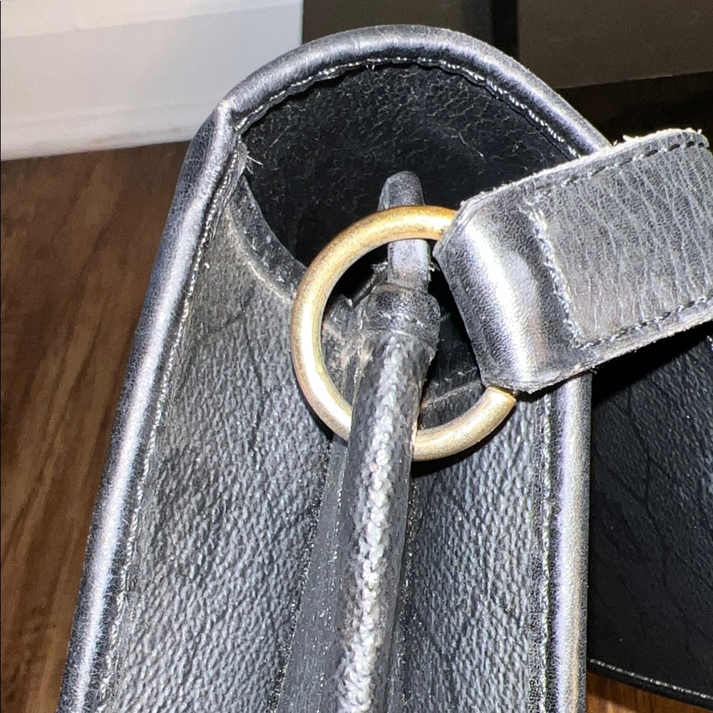 Dior Vintage Honeycomb Black Crossbody Bag - Picture 7 of 9